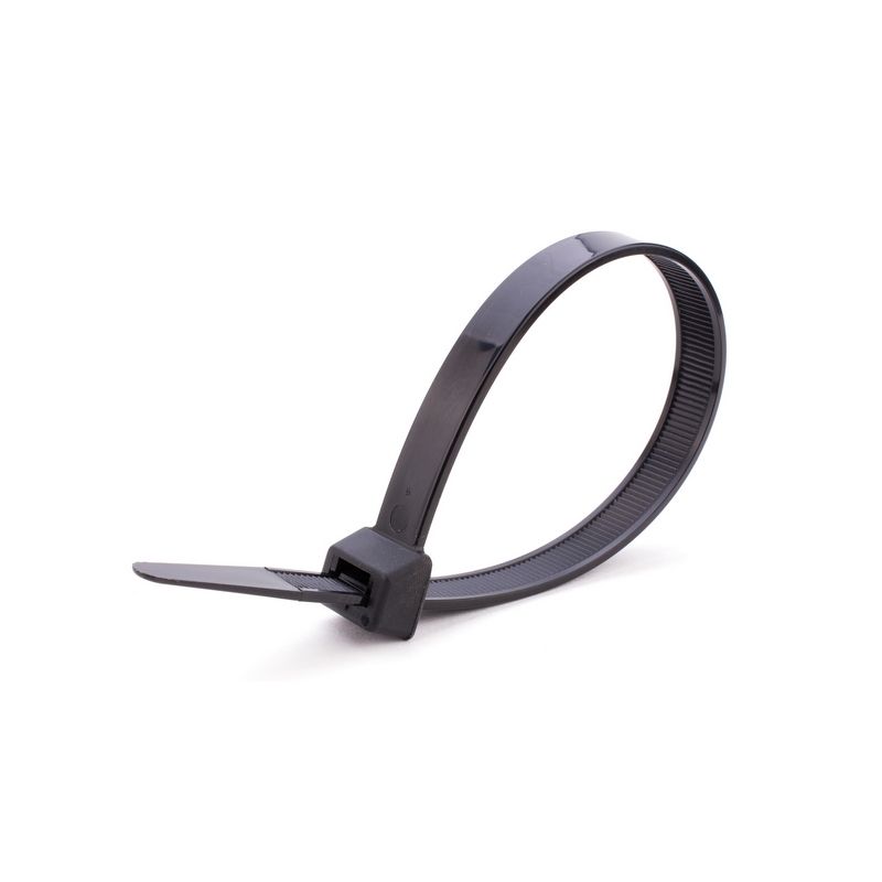 COLIER NYLON 80X2,4MM NEGRU ELETTROCANALI 100BUC