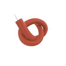 Tub Copex din Polipropilena, Elettrocanali, Sonda (pentru tragerea cablului), Ignifug, Diametru Ø32mm, 25m, Rezistenta Compresie 320N, Autorevenire la Deformare, Fara Halogeni, Portocaliu