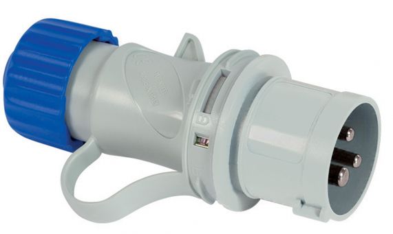 Fisa Portabila Industriala, 2P+E, 16A, 230V, 6h, IP44, Cablare Rapida