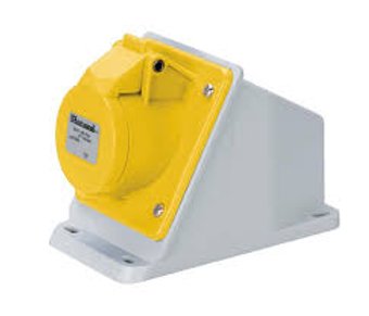 PRIZA FIXA INCLINATA 16A 110-130V 2P+T IP44 ELETTROCANALI ITALIA