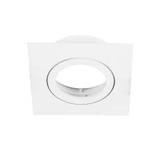 SPOT INCASTRAT TAVAN ALB PATRAT GU10 85X85X20 D65/70