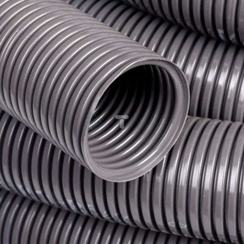 Tub Copex din Polipropilena, Cu Sonda(pentru tragerea cablului), Ignifug, DiametruØ20mm, 100m, Rezistenta Compresie 750N, Adaptat la ciment lichid, Gri, Elettrocanali, Italia