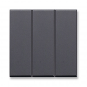 ÎNTRERUPĂTOR TRIPLU 2 WAY 1P 10A 2 MOD NEGRU ANTRACIT AVE ITALY