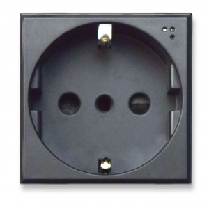 445090TS PRIZĂ SCHUKO 2P+T 10/16A 2 MOD ANTRACIT AVE ITALY