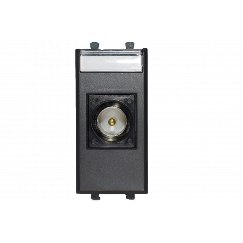 PRIZA TV COAXIAL 1 MOD ANTRACIT AVE ITALY