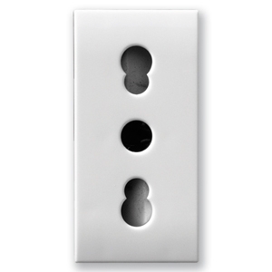 PRIZA 2P+T 16A 1 MODUL  ALBA AVE ITALY