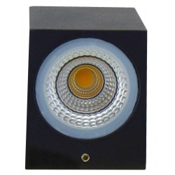 SPOT PE PERETE 3W BLACK ALUMIN NEGRU IP65