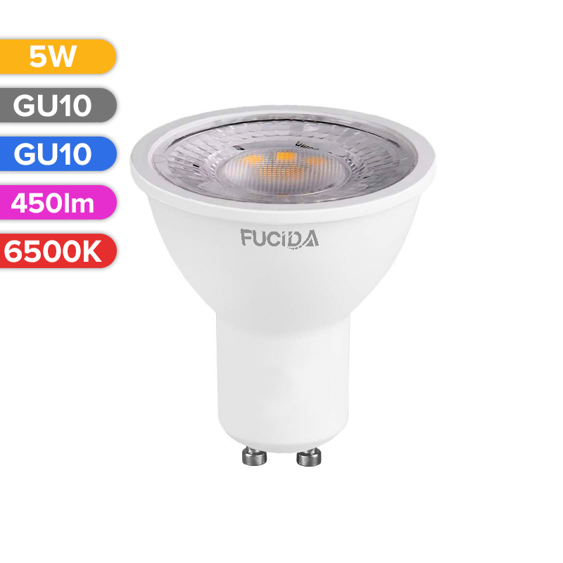 BEC LED SPOT 5W 450LM 865 6500K GU10
