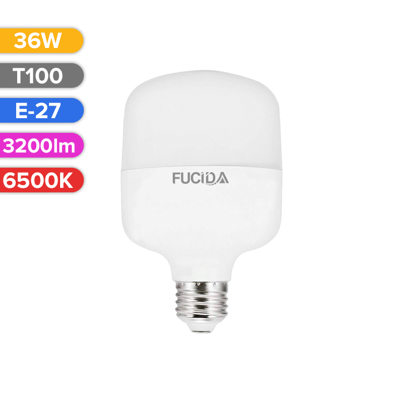 BEC LED T 40W 4000LM 765 6500K E27 FUCIDA