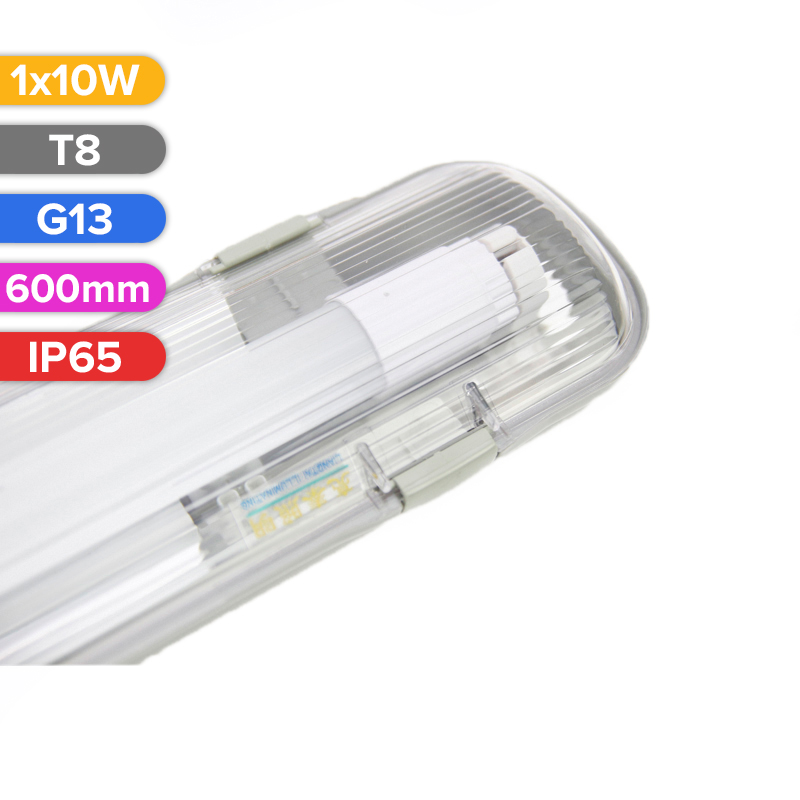 CORP DE ILUMINAT PENTRU TUB LED 1X10W 600MM IP65