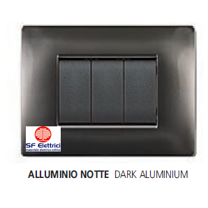 RAMA 3 MODULE MY LIFE Q ALUMINIU ÎNCHIS ELETTROCANALI