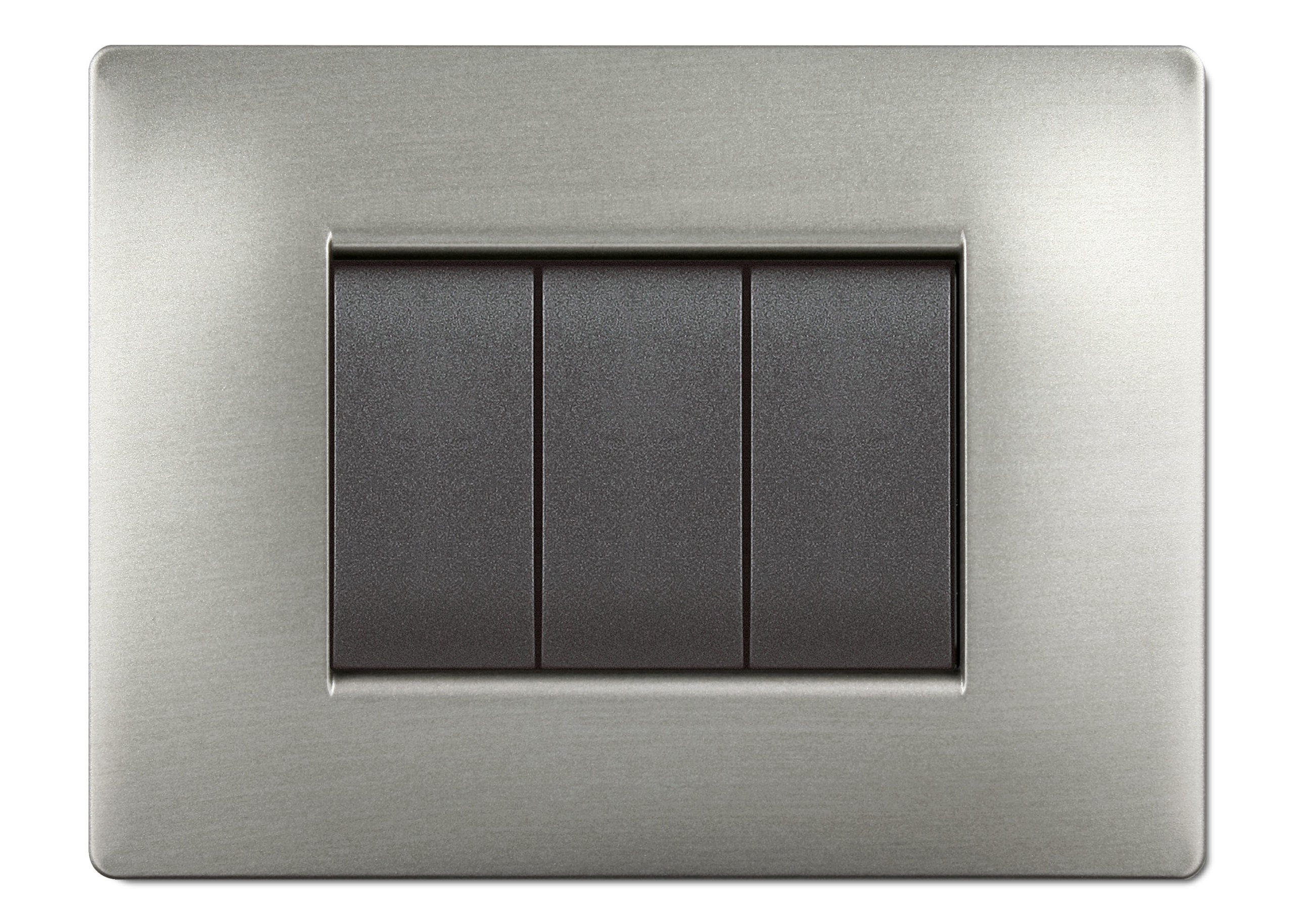 RAMA 3 MODULE MY LIFE Q ACCIAIO SATINATO  ELETTROCANALI