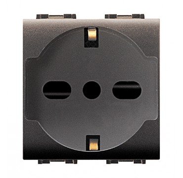 PRIZĂ SCHUKO IT/DE 10/16A 2P+T ELETTROCANALI
