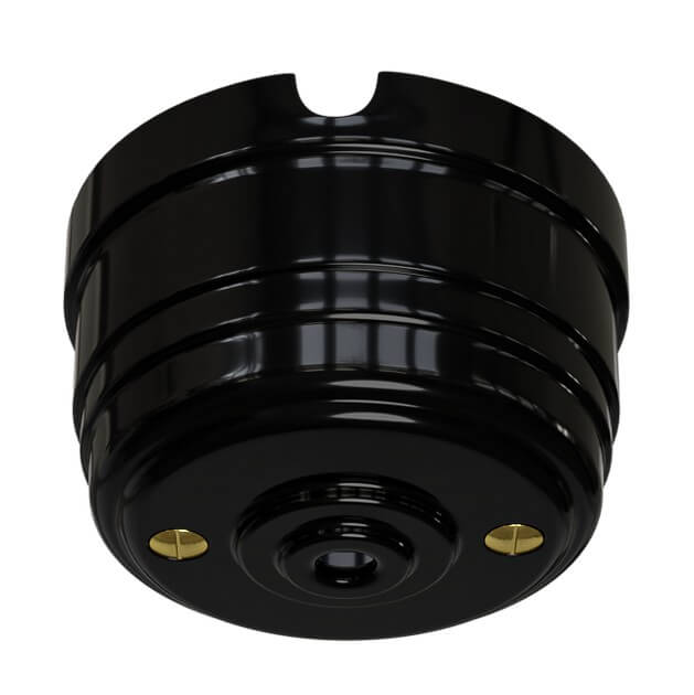 ROSONE BAZA PE POD RETRO D70X40 PLASTIC NEGRU