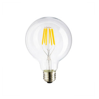 BEC CU FILAMENT EDISON 6W 6000K G80 MONDO LUCE