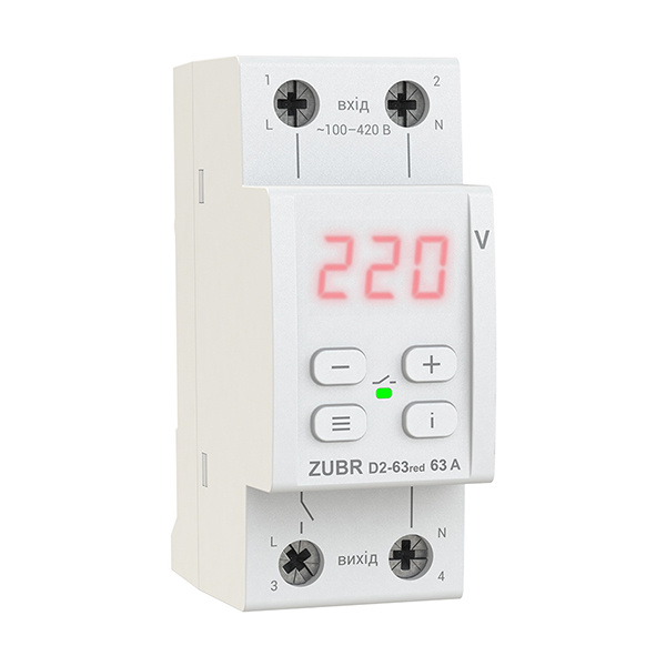 Releu monitorizare tensiune ZUBR D63T