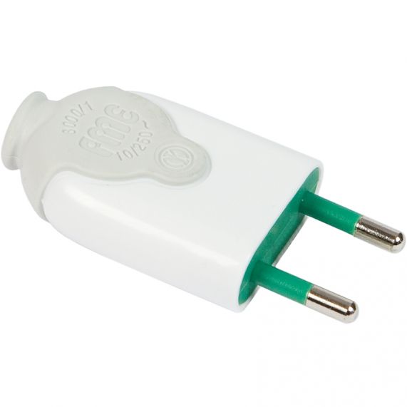 Fisa Standart S10, 2P, 10A, Usor Demontabila, IP20, 250V, Alba, Linia BICÒ, Fanton