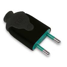 FIȘĂ 2P 10A BRICO NEAGRĂ