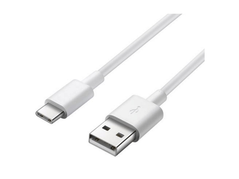 Cablu USB 2.1A, 1m, USB-A / USB-C, Alb, Fanton