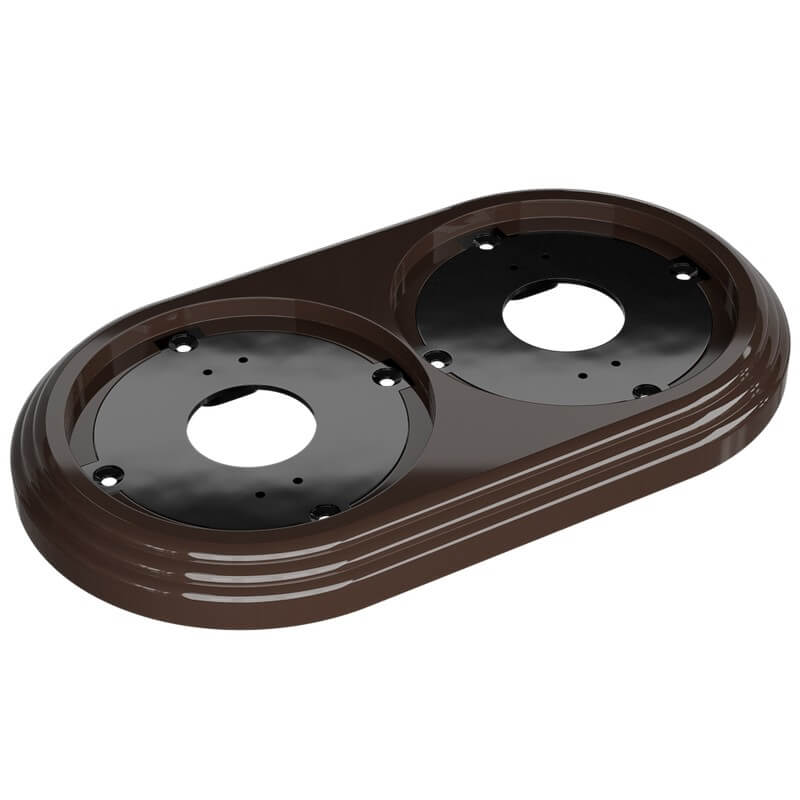 RAMA RETRO 2 LOC D163X92X14 CAFENIU PLASTIC