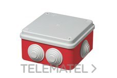 CUTIE DISTRIBUȚIE IP55 AUTOSTINGERE  ROȘIE 105X105X55MM ELETTROCANALI