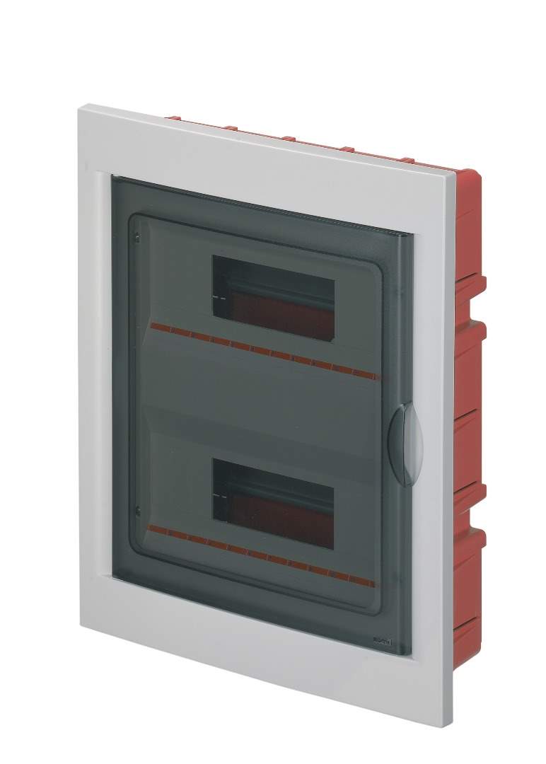 PANOU P/U AUTOMATE INCASTRATĂ IN PERETE IP40  24 MOD GRI USA FUMURIE