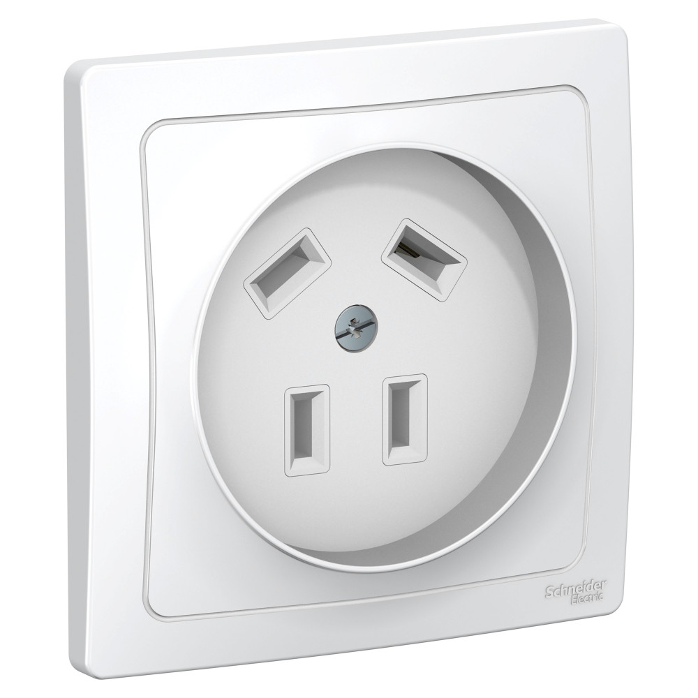 PRIZĂ EXTERIOR 3P+N 32A 400V CU RAMĂ ALB