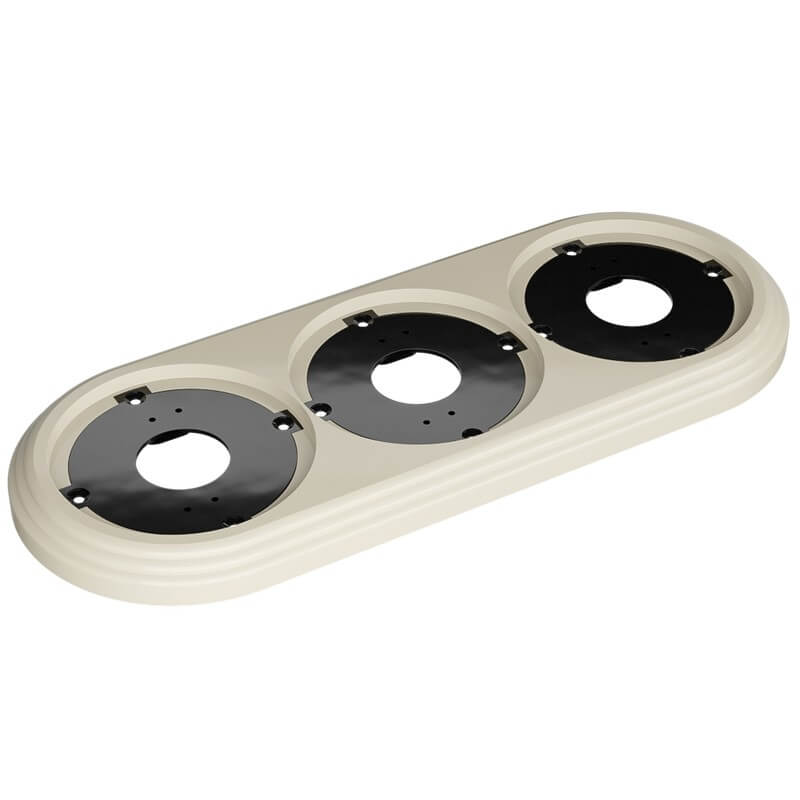 RAMA RETRO 3 LOC D234X92X14 IVORY PLASTIC