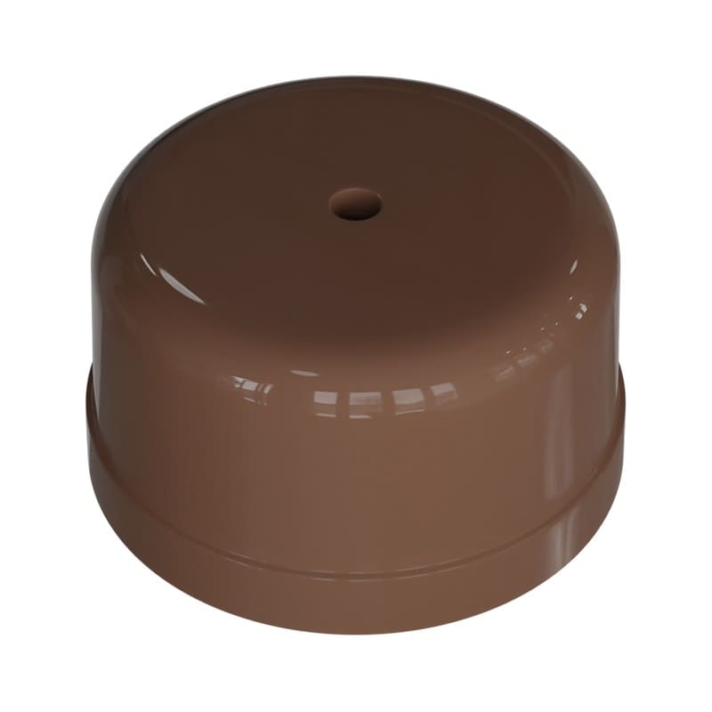 CUTIE DISTR.RETRO IP20 D78X43 KAKAO PLASTIC