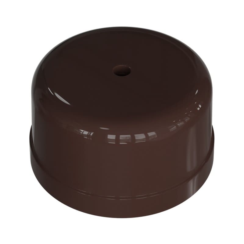 CUTIE DISTR.RETRO  IP20 D78X43 CAFENIU PLASTIC