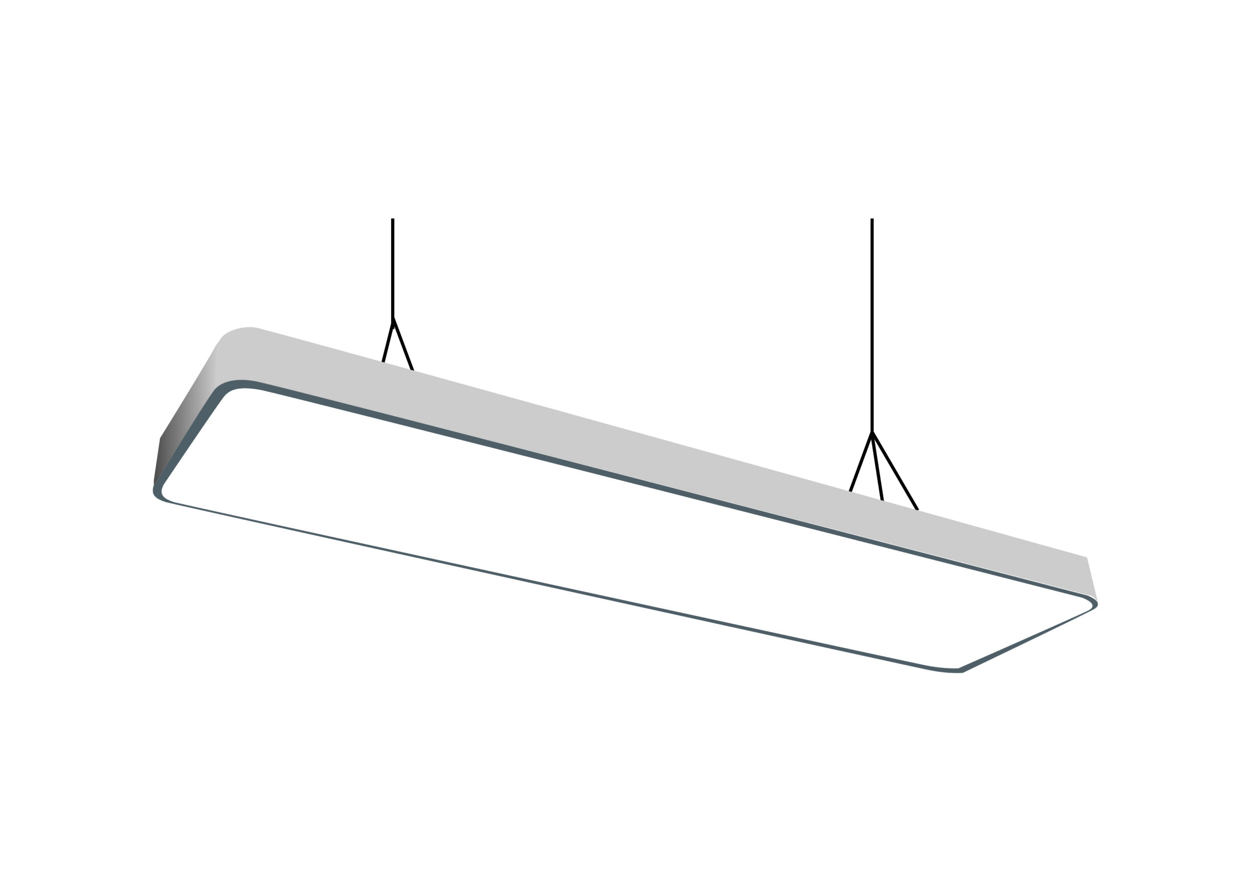 APLICA LED SUSPENDATA 48W 865 6500K 1200x200MM ALB FUCIDA