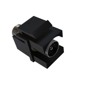 PRIZA TV COAXIAL MALE D9,5 KEYSTONE NEAGRA