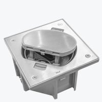 Priză de podea încorporată 2P+T 16A Gri IP66