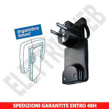 FISA PLATA SUPER SLIM 2P+T 16A NEAGRA