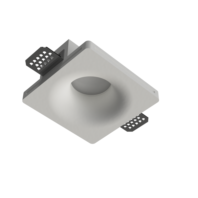 Spot din gips incastrat 120x120x95mm GU10 Italia