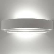 Spot aplicat pe perete gips E27 520x120x90mm Italia