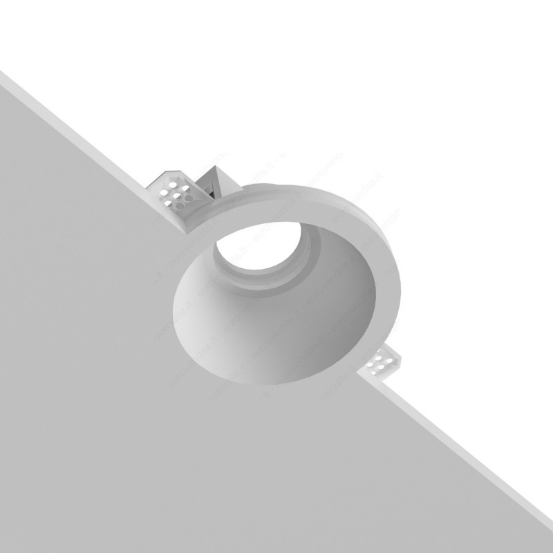 Spot incastrat din ghips GU10 130x125mm Italia