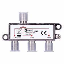 ADAPTOR ANTENA 3 IESIRI FEMALE 6 DB 5–2 400 MHz ZINC EMOS