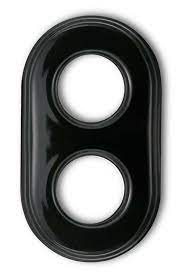 RAMA 2 LOC BLACK PORCELAN GARBY COLONIAL