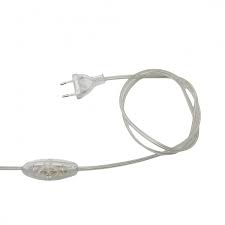 CABLU FISA+INTRERUPATOR 10A 230V 1,5M TRANSPARENT