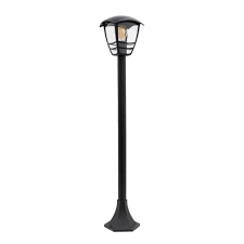 STILP PILON FELINAR ILUMINAT GRADINA NEGRU E27 IP44 GARDEN LINE 975X170mm