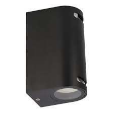 CORP DE ILUMINAT FATADA 2XGU10 IP54 NEGRU GARDEN LINE 94X152X68mm