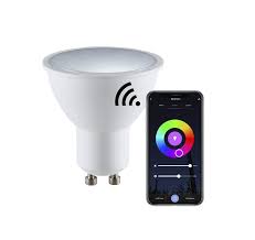 BEC LED SMART MR16 DIMABILA GU10 5,5W RGBW 2700-6500K 400LM WIFI TUYA