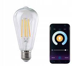 BEC LED EDISON FILAMENT WIFI TUYA SMART ST64 E27 806LM 7W 2700-6500K