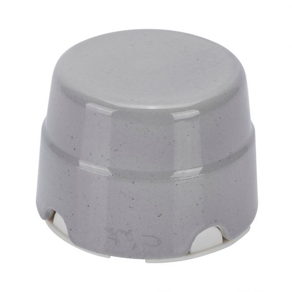 Doza de Legatura, Aplicata, din Ceramica, Ø80mm, Gri, Fanton