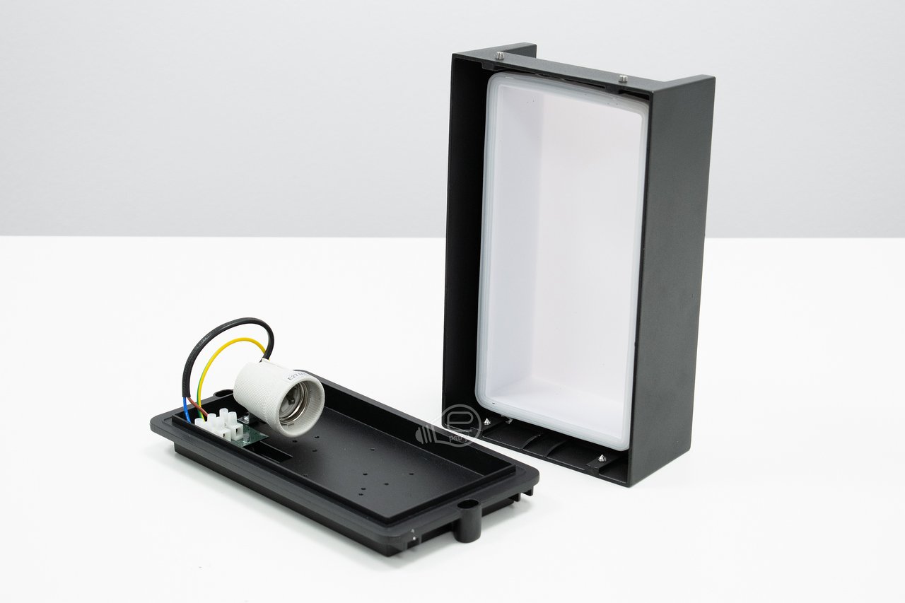 Aplica gradina fatada IP44 E27 negru