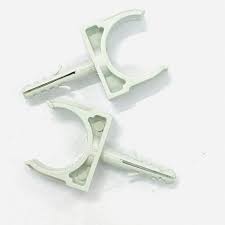 Clema cu Diblu Integrat, Surub Inclus, Fixare pentru Teava, Copex, Tub pvc, Ø32mm, ECCT32, Elettrocanali Italia