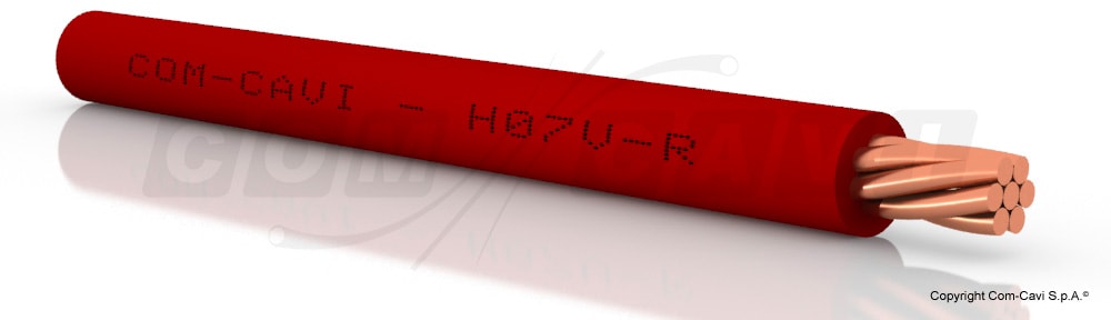 H07V-K PV3 CABLU 1X4mm 450/750V ROSU
