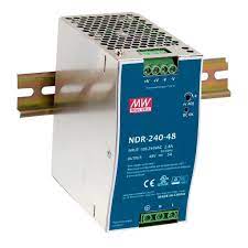 Sursa de alimentare sina magnetica AC-DC pe Din reica 240W 48V 0-5A Mean Well